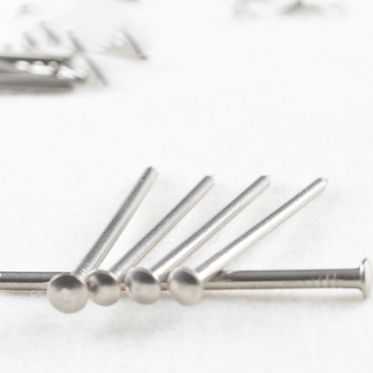 Stainless steel semi-round hat nails polished nails floor nails Woodworking cement nails customizabl